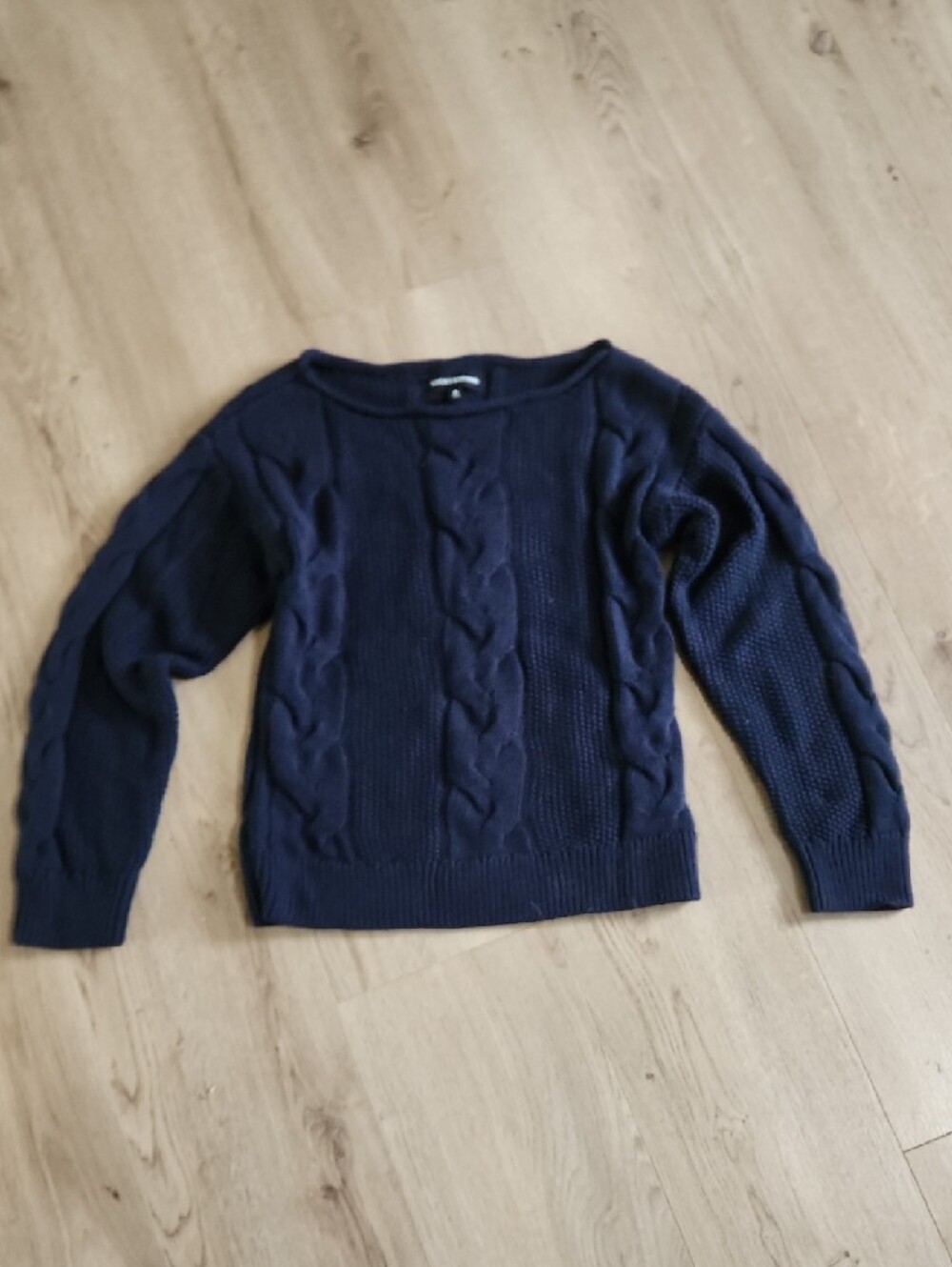 NWOT Lucky Brand Navy Cable Sweater